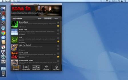 SomaFM Radio Player screenshot