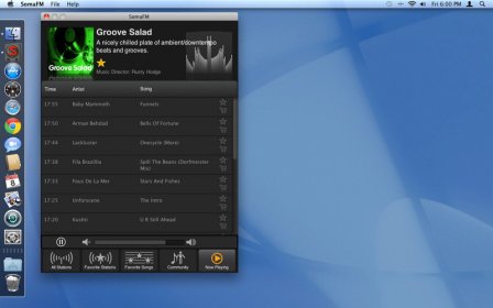 SomaFM Radio Player screenshot