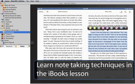 Learn - iPad iOS 5 Edition screenshot