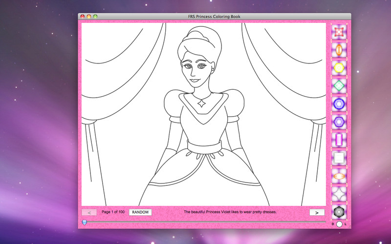 FRS Princess Coloring Book 1.2 : FRS Princess Coloring Book screenshot