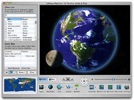 3D Weather Globe & Atlas 1.0 : Main window