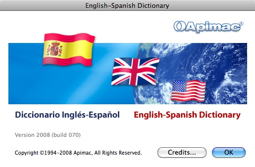 English-Spanish Dictionary 2008.0 : About