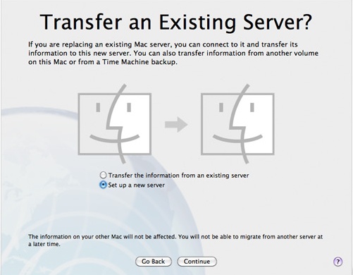Server Assistant : Trasfer server