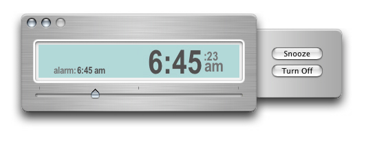 Alarm Clock 2.2 : The Alarm Clock window