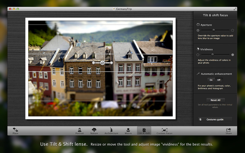 Focus: Add Depth and Tilt-Shift to Your Photos 1.5 : Focus: Add Depth and Tilt-Shift to Your Photos screenshot