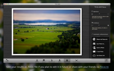 Focus: Add Depth and Tilt-Shift to Your Photos screenshot