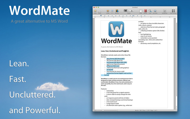 WordMate 1.0 : WordMate screenshot