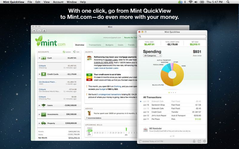 Mint QuickView : Mint QuickView screenshot