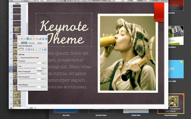 Jumsoft Themes for Keynote 3.0 : Jumsoft Themes for Keynote screenshot