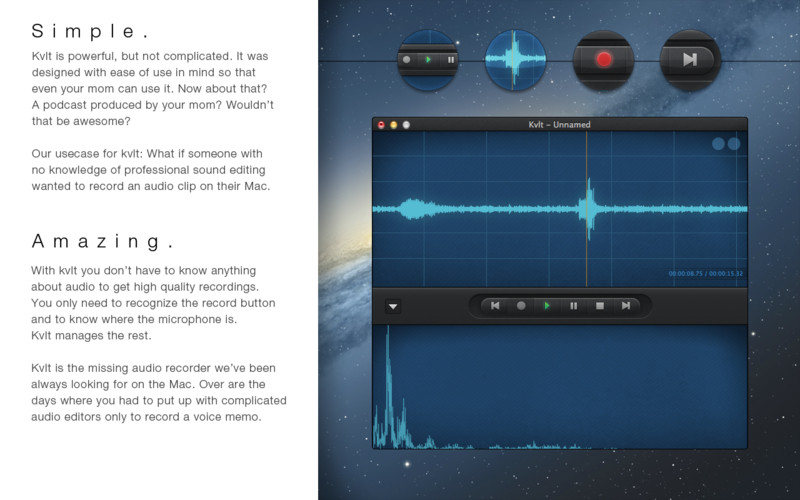 Kvlt Audio Recorder 2.0 : Kvlt Audio Recorder screenshot