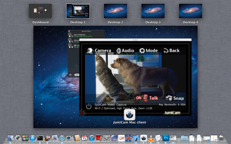 JumiCam – Webcam streamer for Windows PC 1.2 : Main View