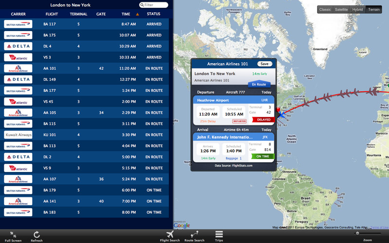 FlightStatus 2.1 : Flight Status screenshot