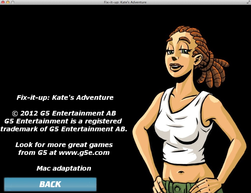 Fix-it-up: Kate's Adventure 1.3 : Credits Window
