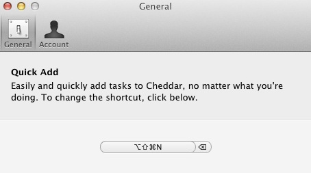 Cheddar 1.0 : Preferences