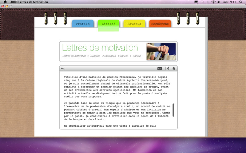 4000 Lettres de Motivation : 4000 Lettres de motivation screenshot