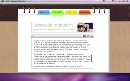 4000 Lettres de motivation screenshot