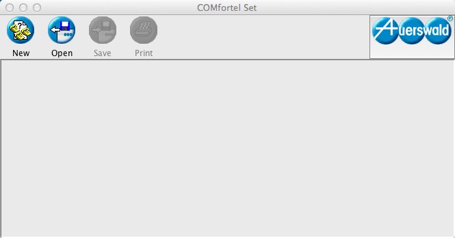 COMfortelSet 2.8 : Main window
