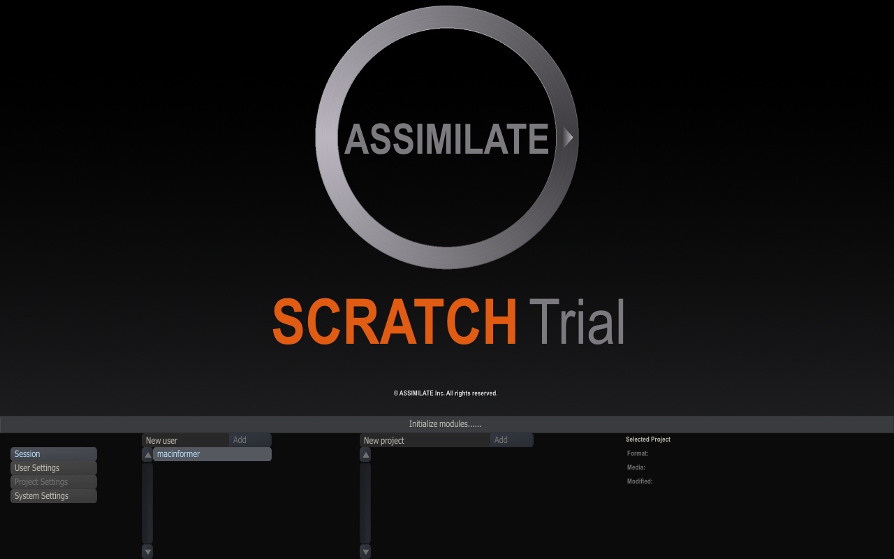 ScratchTrial 7.0 : Main window