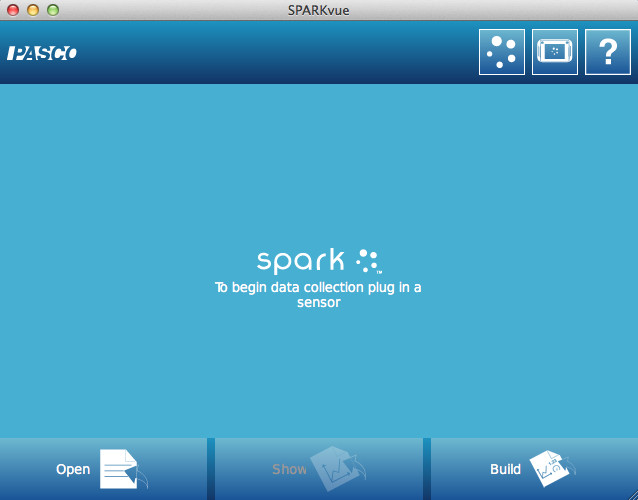 SPARKvue 1.4 : Main window
