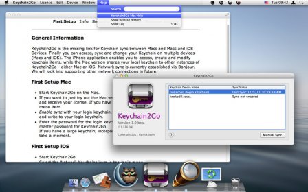 Keychain2Go screenshot