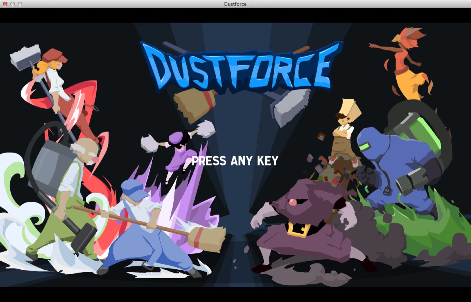Dustforce 1.0 : Title Screen