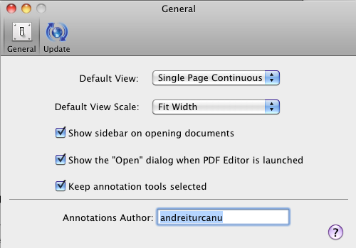 Wondershare PDF Editor 2.0 : Preferences