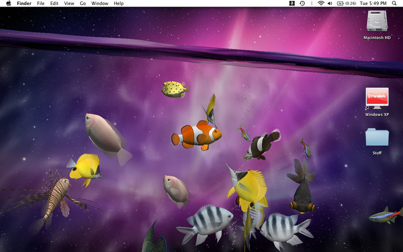 Desktop Aquarium 3D LIVE Wallpaper & ScreenSaver 1.9 : Desktop Aquarium 3D LIVE Wallpaper & ScreenSaver screenshot