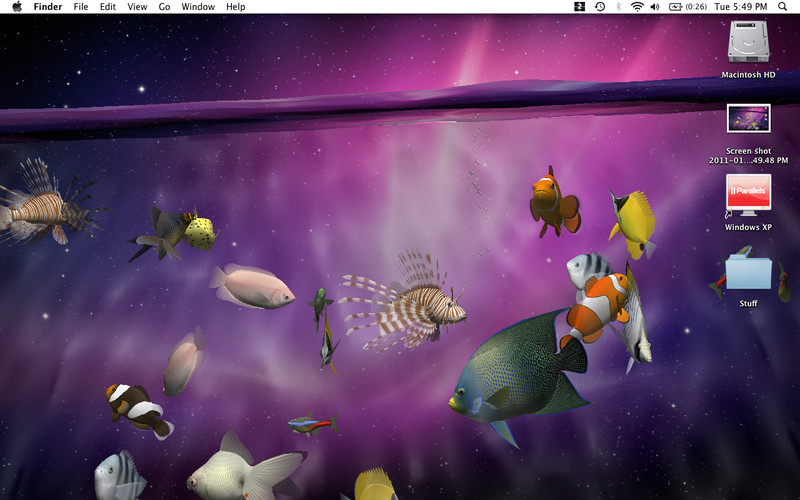 Desktop Aquarium 3D LIVE Wallpaper & ScreenSaver 1.9 : Desktop Aquarium 3D LIVE Wallpaper & ScreenSaver screenshot