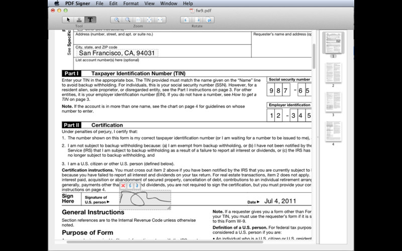 PDF Signer 1.3 : PDF Signer screenshot