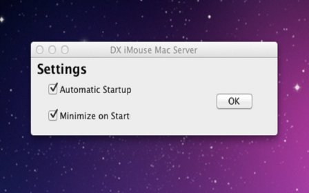 DX iMouse Server screenshot