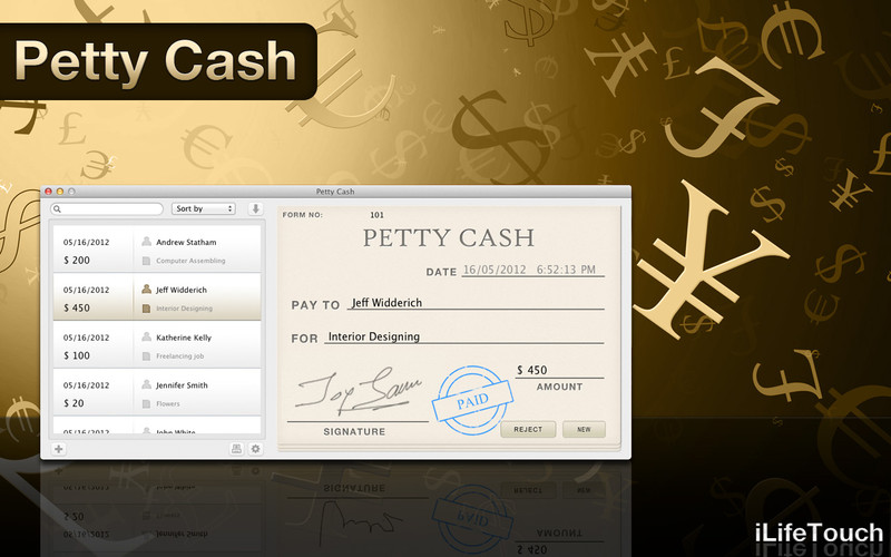 Petty Cash 1.1 : Petty Cash screenshot