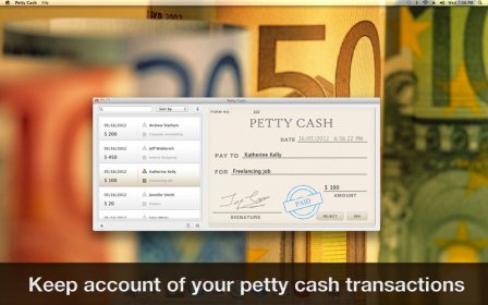 Petty Cash screenshot