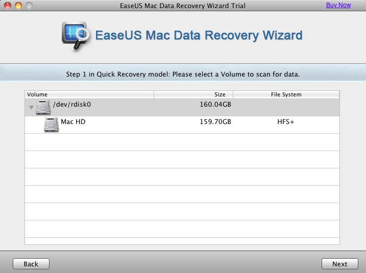 EaseUS Mac Data Recovery Wizard 5.6 : Quick Recovery
