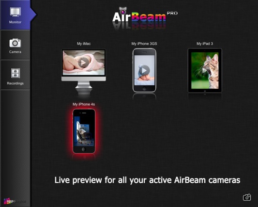 AirBeam Pro 1.2 : Main Window
