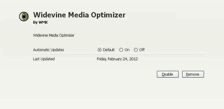Widevine Media Optimizer : Main window