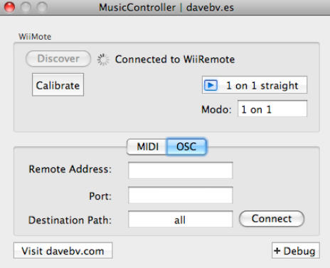 MusicController 0.8 : Main Window