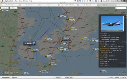Flightradar24 screenshot