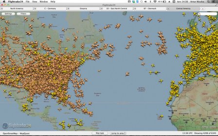 Flightradar24 screenshot