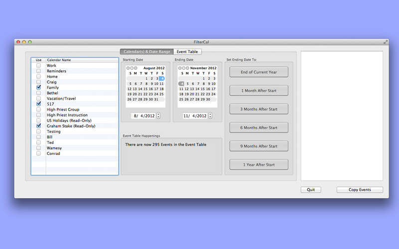 FilterCal 1.0 : FilterCal screenshot