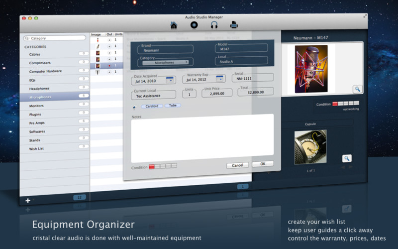 Audio Studio Manager 2.0 : Audio Studio Manager screenshot
