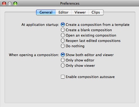 ParameterView 1.1 : Preference Window