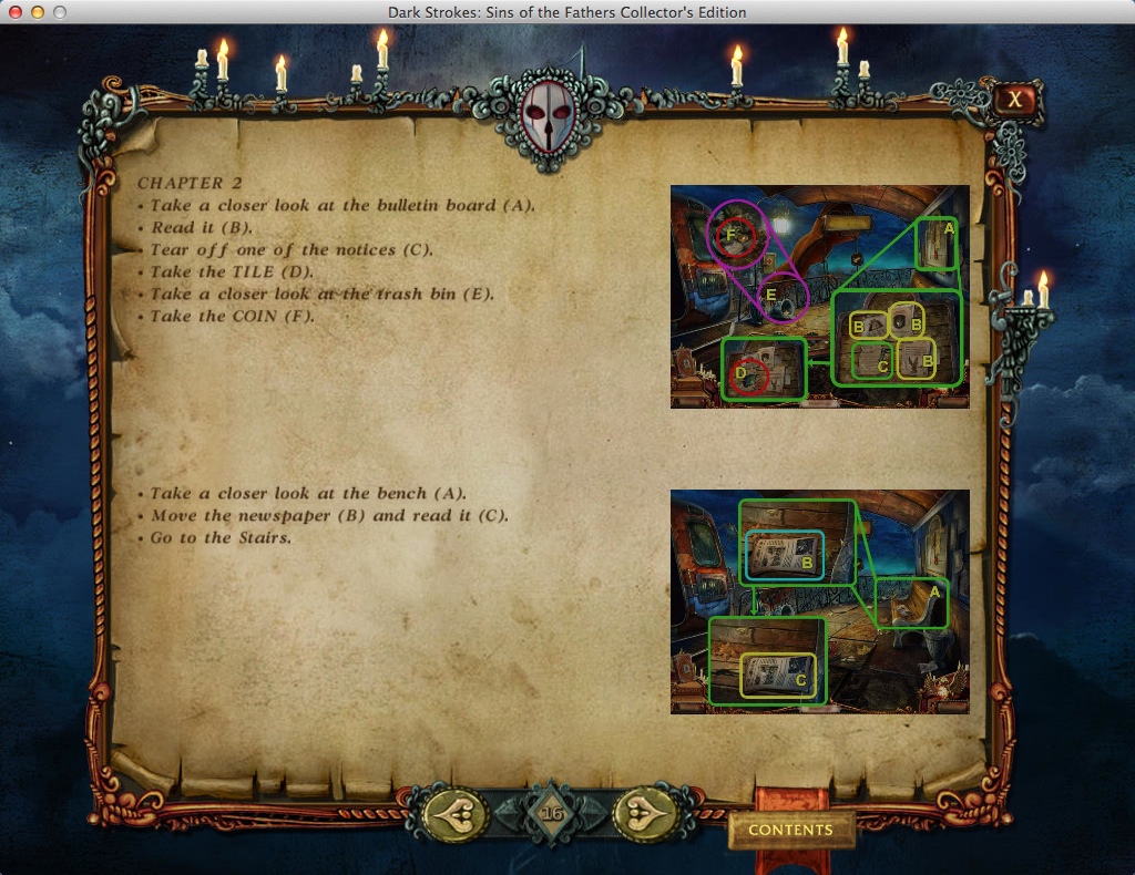 Dark Strokes: Sins of the Fathers Collector's Edition : Strategy Guide Window