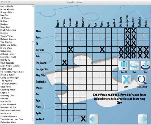 Logic Puzzles 1.0 : General view