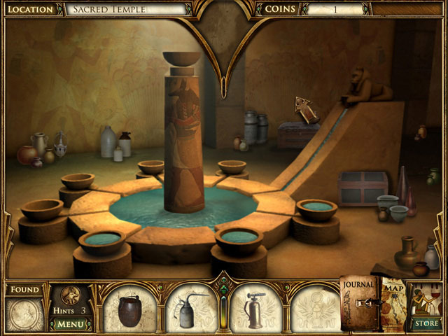 Curse of the Pharaoh: The Quest for Nefertiti : Gameplay