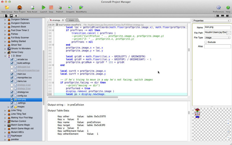 Corona Project Manager 3.0 : Corona Project Manager screenshot