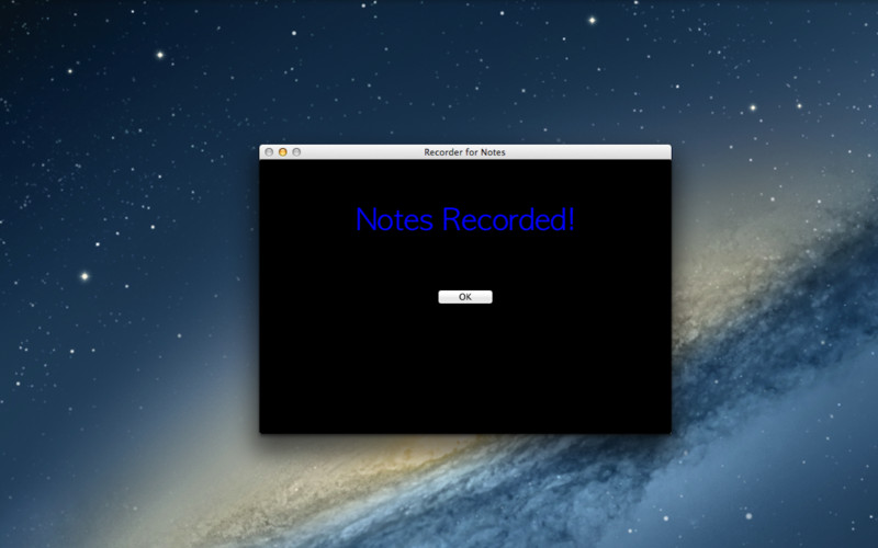 Recorder for Notes 1.1 : Recorder for Notes screenshot