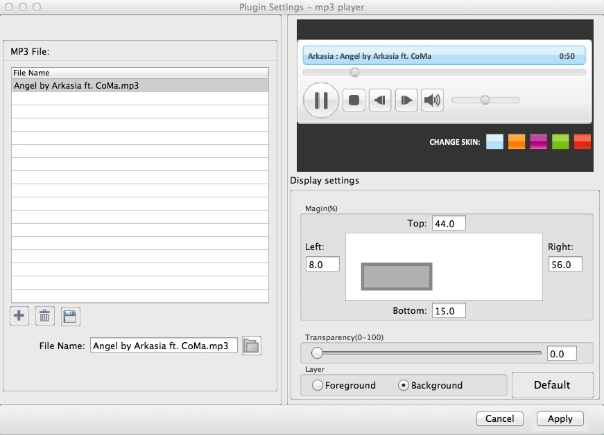 FlipBook Creator Pro 2.1 : Embedding Music Player