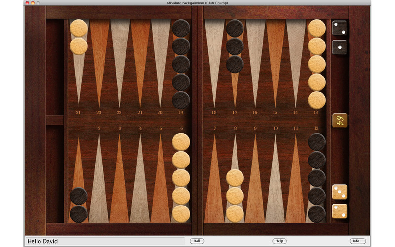 Absolute Backgammon 7.7 : Absolute Backgammon screenshot
