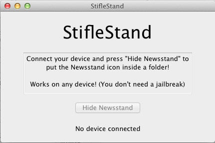 StifleStand 1.0 : Main Window