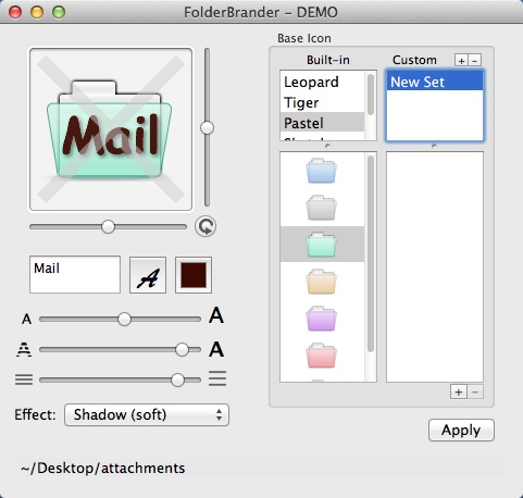 FolderBrander 2.4 : Main Window